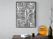 Digital Image Download Picture Wall Modern Art for living room and bead room A-1