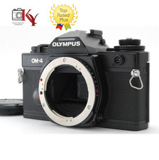 Meter Work MINT OLYMPUS OM-4 Black 35mm SLR Film Camera Body From JAPAN