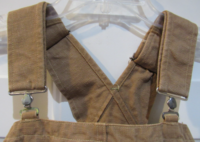 アンティーク雑貨 FINCK'S OVERALLS Vintage 1950s Finck's (pre) Carhartt Red Bar Union Made Overalls