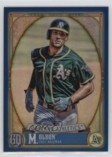 2021 Topps Gypsy Queen Box Topper Chrome Indigo Refractor 29/150 Matt Olson 04eb