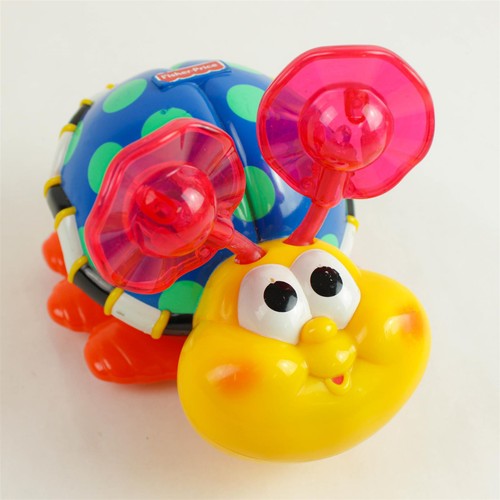 Fisher-Price Bumble Bee 7" Press & Go Walking Toy Vintage Rare