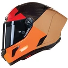 Nolan X-804 RS U.c. Blocco Orange Sand Visceral Red 349