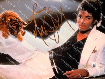 Michael Jackson Sänger Tänzer Nachdruck Signiertes Foto 8''x11''. #7