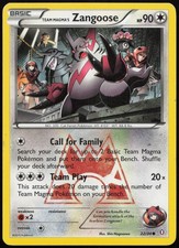 Team Magma's Zangoose 22/34 Common Double Crisis Pokemon Lightly Played on eBay