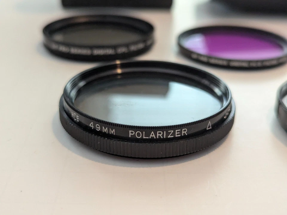 49mm Super Set of 5 Filters w/ Cases - XIT CPL, FL-D, Close up 10, +2, HCE PL - Image 4 of 4