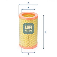 Air filter Filter Insert 27.824.00 UFI for RENAULT CITROËN