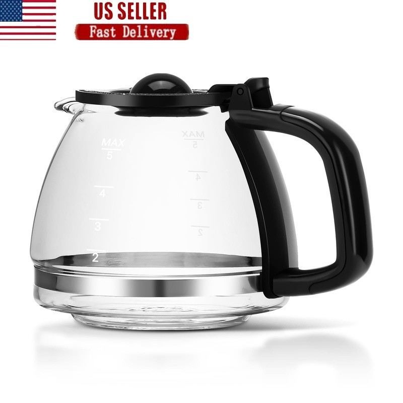 Glass Carafe Replacement Dishwasher Safe Ergonomic Handle New