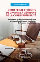 Droit PéNal Et Droits De L'homme à L'éPreuve De La Cybercriminalité Kabyuma Buch