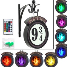 Harry Potter 3D Hanging 9 3/4 Night Light Hanging Wall Lamp Platform Hogwartsed