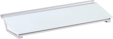 Glass Dry Erase White Board, Desktop Computer Pad for Notetaking, 18" x 6" Wh...