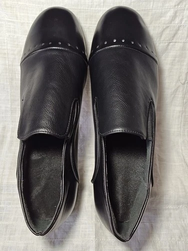 Unbranded Black Loafer Slip On Shoe  Mens? Womans? Size marked 45 China?