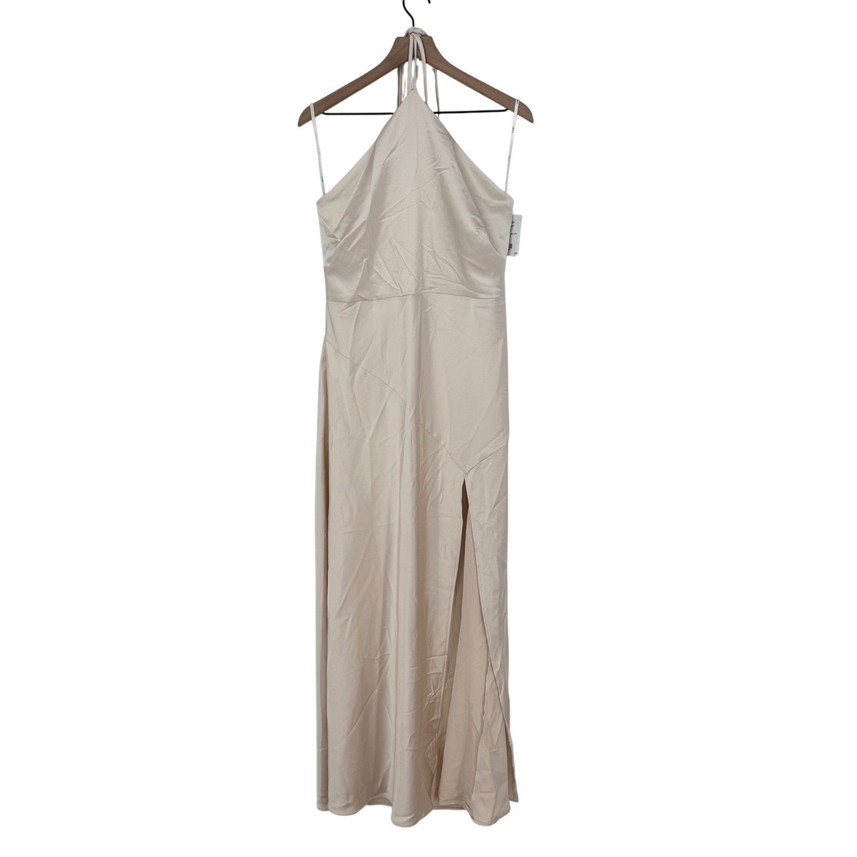 bias cut satin maxi dress Tyla Satin Bias-Cut Maxi Dress