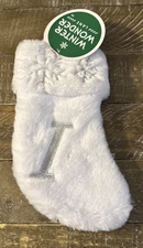 Winter Wonder Lane "I" Mini Hanging Christmas Stocking-Brand New-SHIPS N 24 HOUR