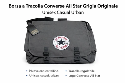 Borsa Per Portatile 14" Impermeabile In Nylon - Uomo/Donna - Leggera E Compatta - Tracolla - Colore Nero