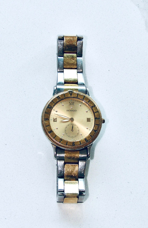 Mens Movado Watch  GOLD / Gold - Model 81.09.861 Not Tested 90'S