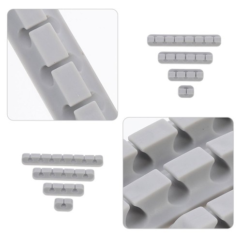 4 Pcs Cord Processor Clamp Desk Management Solution Cable Organizer Managment - Afbeelding 9 van 12