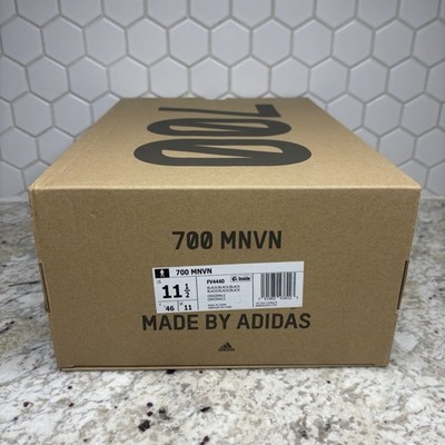 Size 11.5 - adidas Yeezy Boost 700 MNVN Triple Black (FV4440) SHOE BOX ONLY