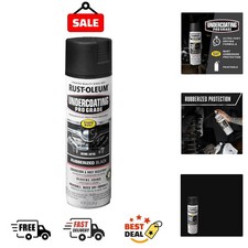Rust-Oleum 248656 Professional Grade Rubberized Undercoating Spray, 15 Oz, Black 2.63 per fl oz
