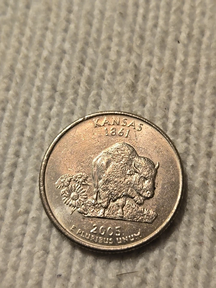 2005 kansas quarter error, In God We Rust, Best Offer - Image 3 of 4