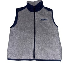 Vintage Y2K Nike Reversible Fleece Retro Logo Spellout Vest Youth Size M 5/6