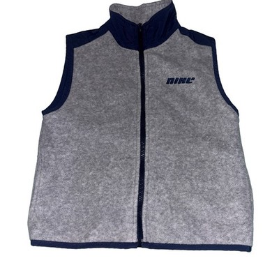 Vintage Y2K Nike Reversible Fleece Retro Logo Spellout Vest Youth Size M (5/6)