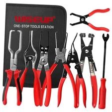  8-Piece Fuel Line Disconnect Tool Set – Fuel Line/Hose Clamp/Removal Pliers, 