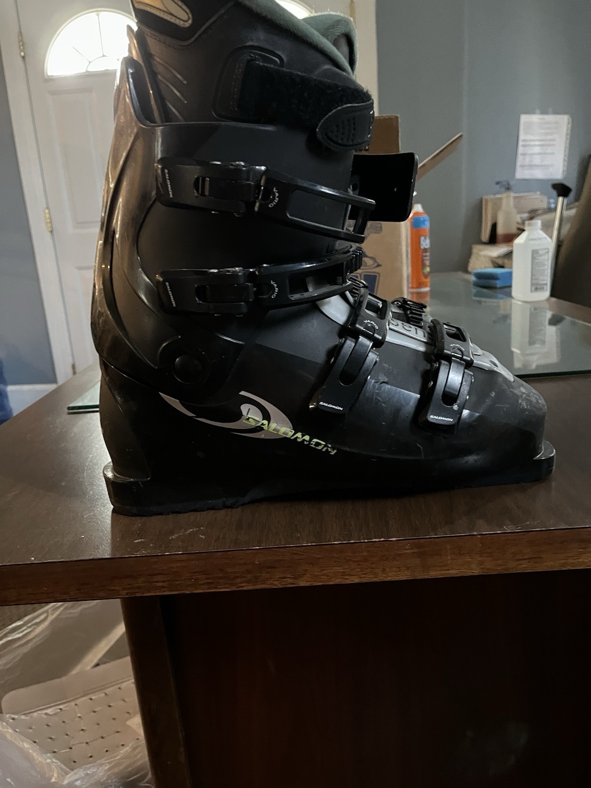 Scarponi da sci Salomon uomo taglia 12 5 usati delicatamente indossati