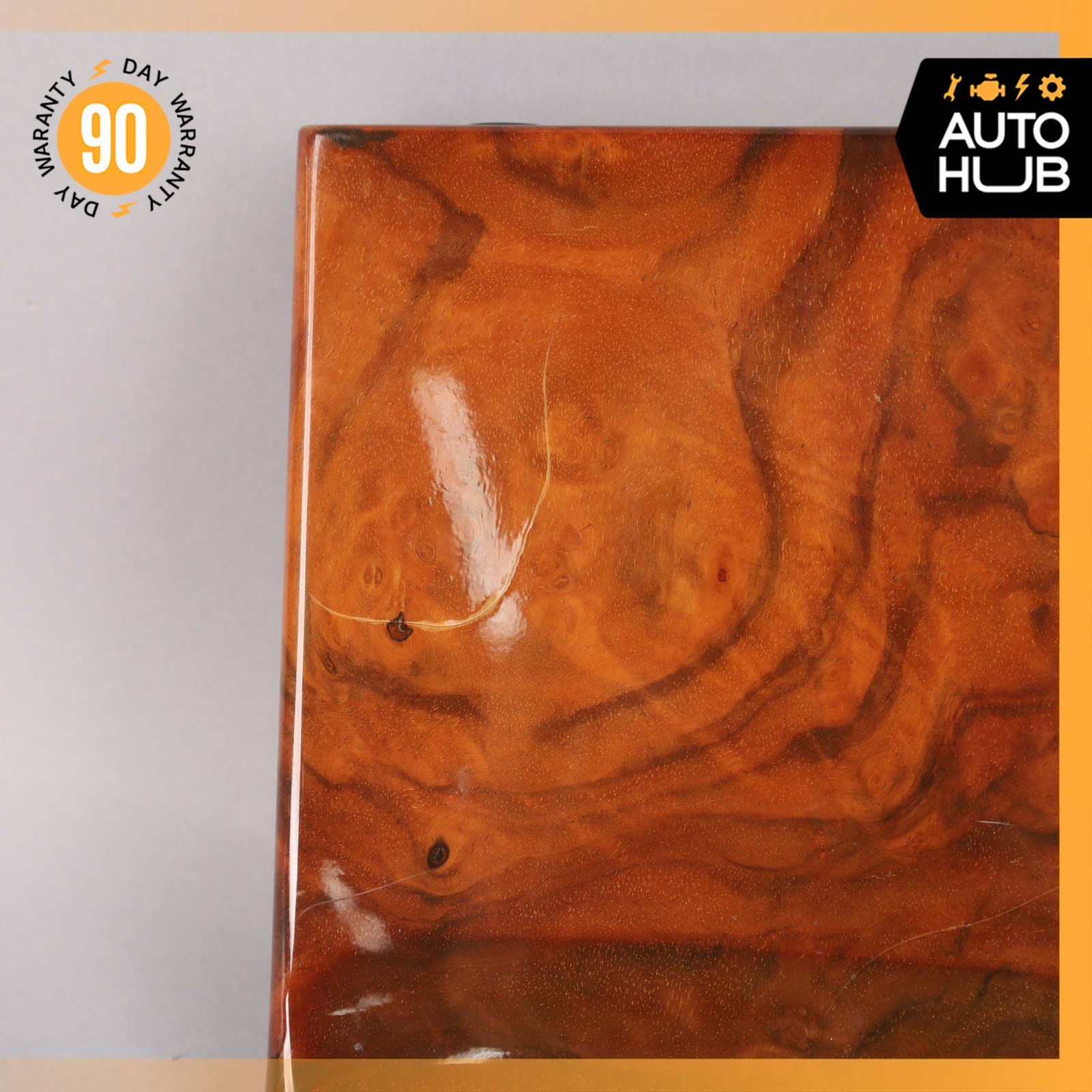 99-02 Rolls Royce Seraph Center Console Storage Compartment Trim Panel Wood OEM