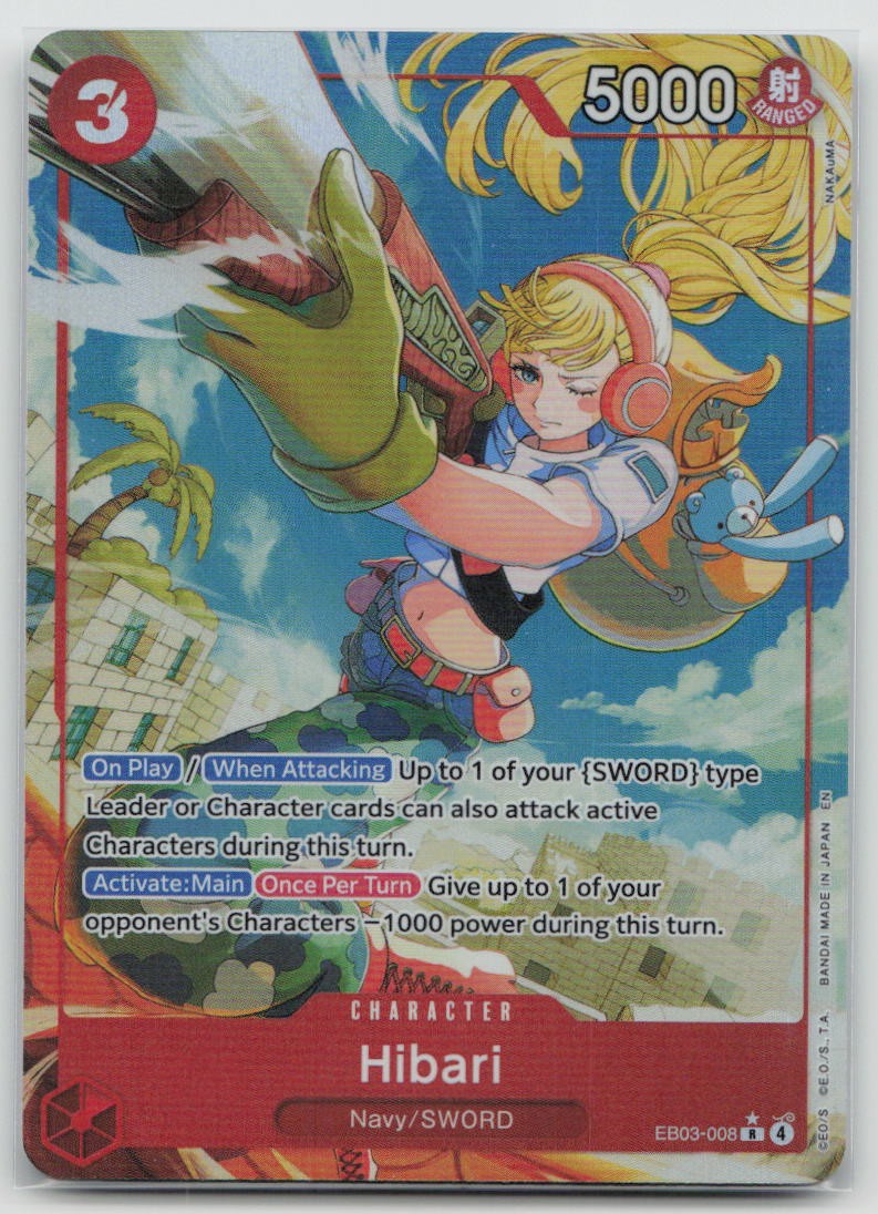 Hibari (Alt Art) EB03-008 Extra Booster: One Piece Heroines Edition One Piece NM