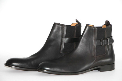 HUGO BOSS Chelsea Boots, Mod. Cardiff_Cheb_ltbn, Gr. 45,5 / UK 11,5  Dark Brown