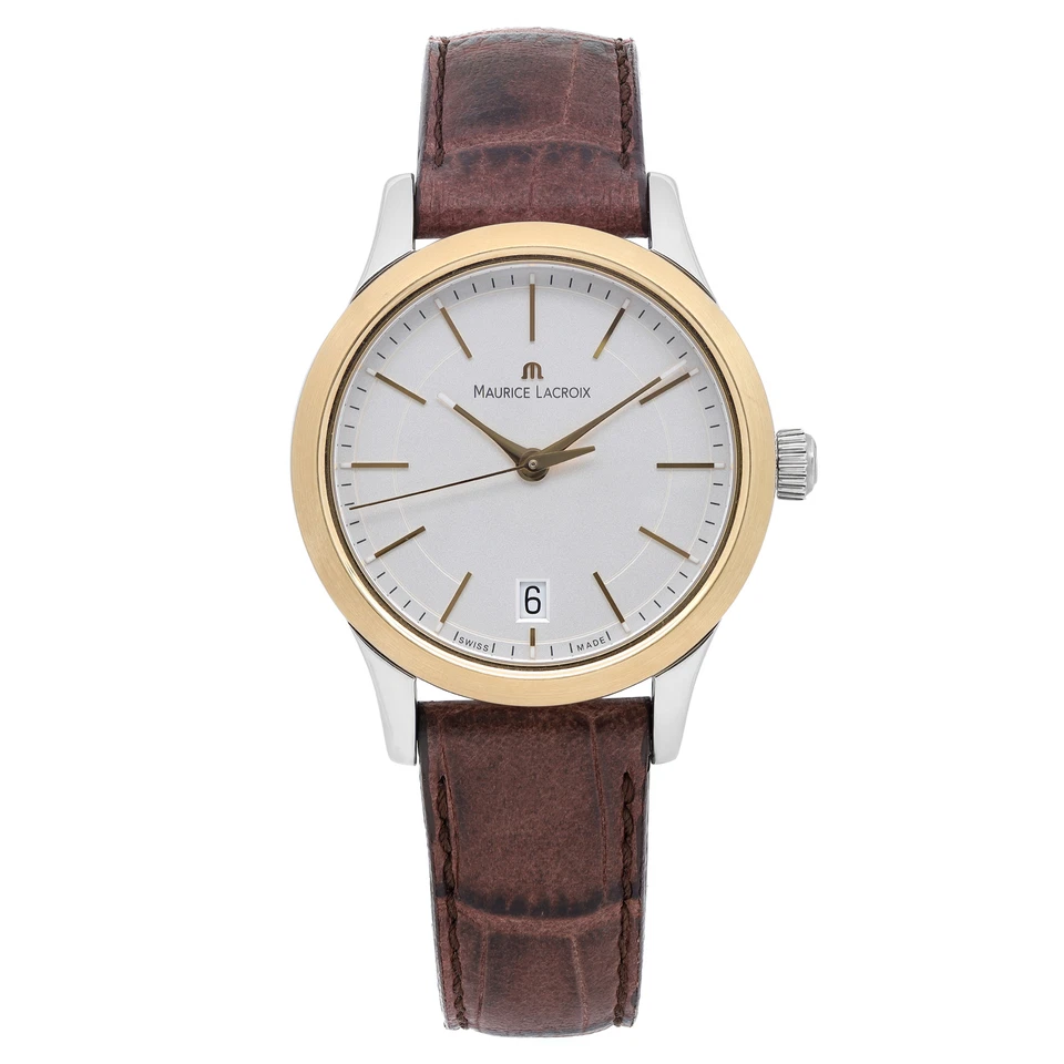 Reloj para dama Maurice Lacroix Les Classiques acero esfera plateada LC1026-PVY11-130