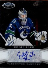 2012-13 Certified Signatures #10 Eddie Lack Auto - NM-MT