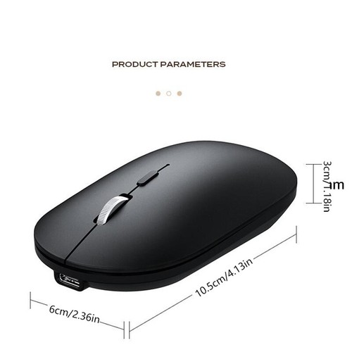 X2 Dual Mode Type-C Charging Port Mouse 2.4G Wireless Bluetooth Mouse - Photo 2/15