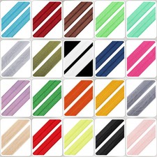 1 Meter Faltgummi 20 mm 2 cm Farbwahl Falzgummi Gummiband Einfassgummi Kleidung 