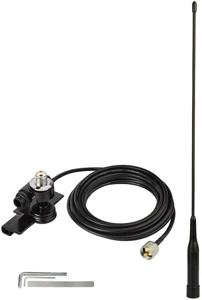 Ham Radio Antenna VHF UHF 136-174MHz 400-470MHz Soft Whip
