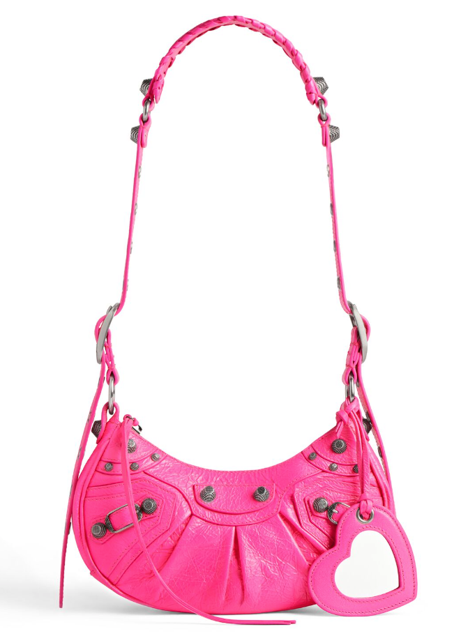 NEW - BALENCIAGA LE CAGOLE XS SHOULDER BAG - HOT PINK - SOLD OUT