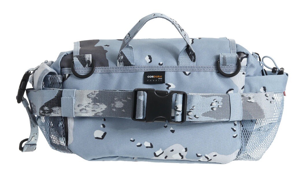 Authentic Brand New Supreme Mesh Waist Bag Blue Chocolate