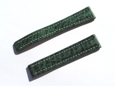 Breitling Band 16mm Hai grün green verde Strap Shark für Faltschliesse 012-16