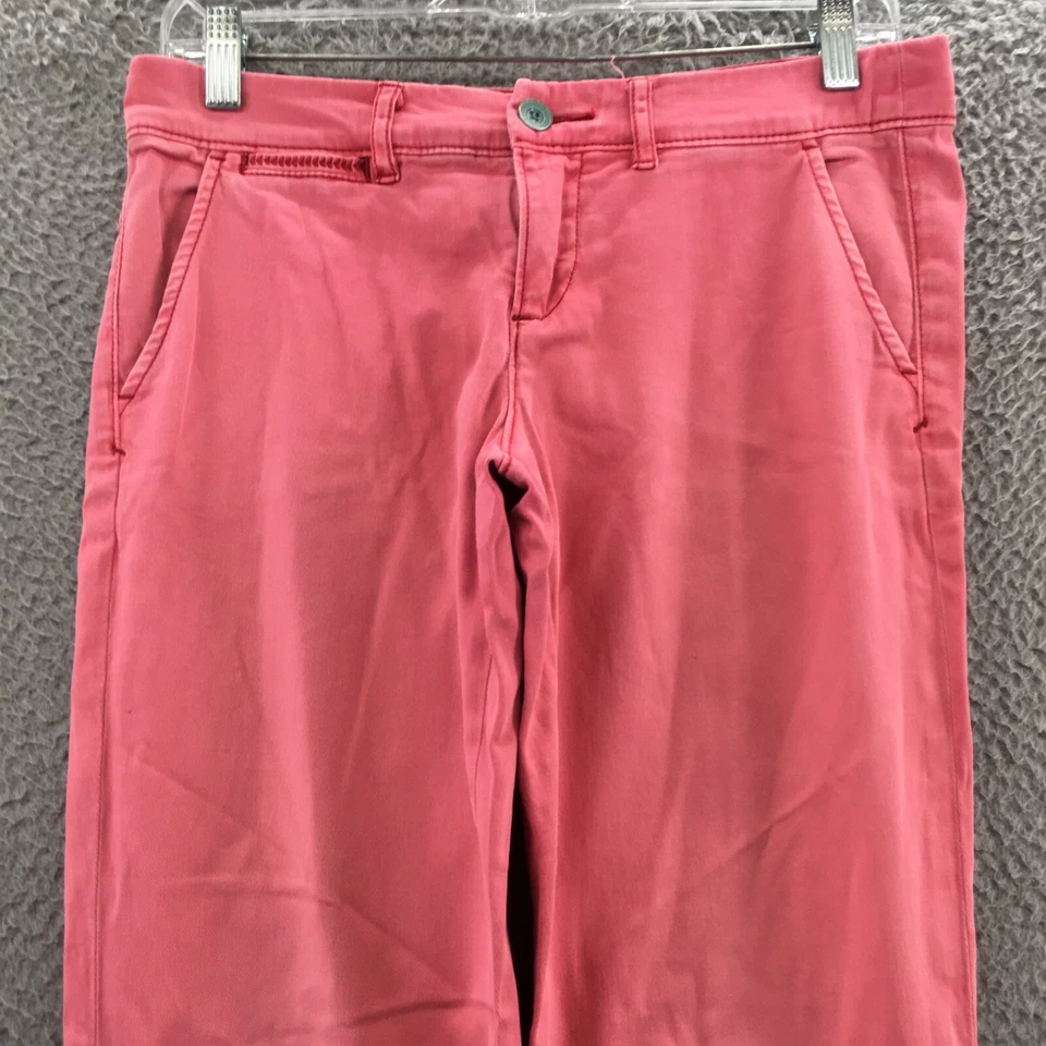 Pantalones chinos Pilcro And The Letterpress para mujer 26 (31x30 real) rosa tiro bajo Foto 2 de 4