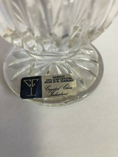 Crystal Clear Industries Hand-cut Flower Vase - Picture 2 of 4