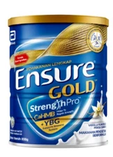 4 X NEW Abbott Ensur Gold Complete Nutrition Vanilla Flavored Milk Powder 800g