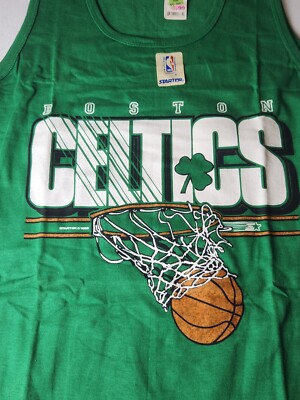 NWT ! Vintage 1988 Boston Celtics NBA Tank Top Single Stitch Shirt