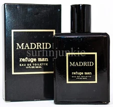 Charlotte Russe Cologne Refuge Man Madrid 1.7 oz 50 ml Bottle Eau De Toilette