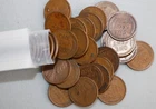 Roll of 50 1919 Lincoln Wheat Cents Coins Goods - Extra Fines 1c US Pennies Circ
