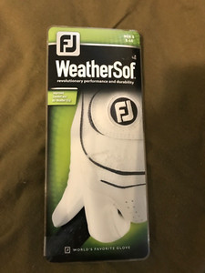 WeatherSof Golf Glove size small New inside original package