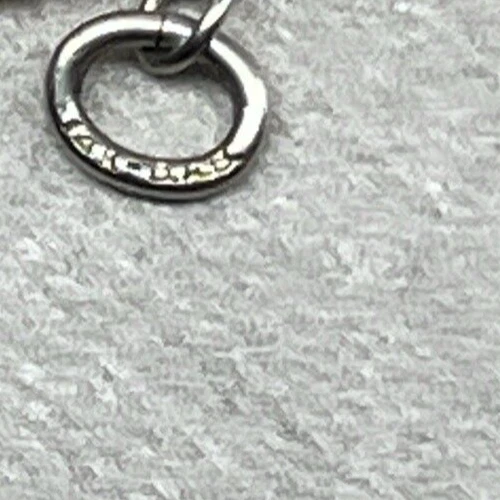 BALLOU B.B.A BBA 14K White Gold 585 Pearl Teardrop Pendant Necklace 2.4g Signed - Image 4 of 4