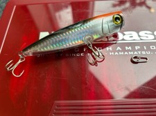 Bass Popper Lure Super Popper Baitfish Glow 110mm x 23g Free Quick Change Link