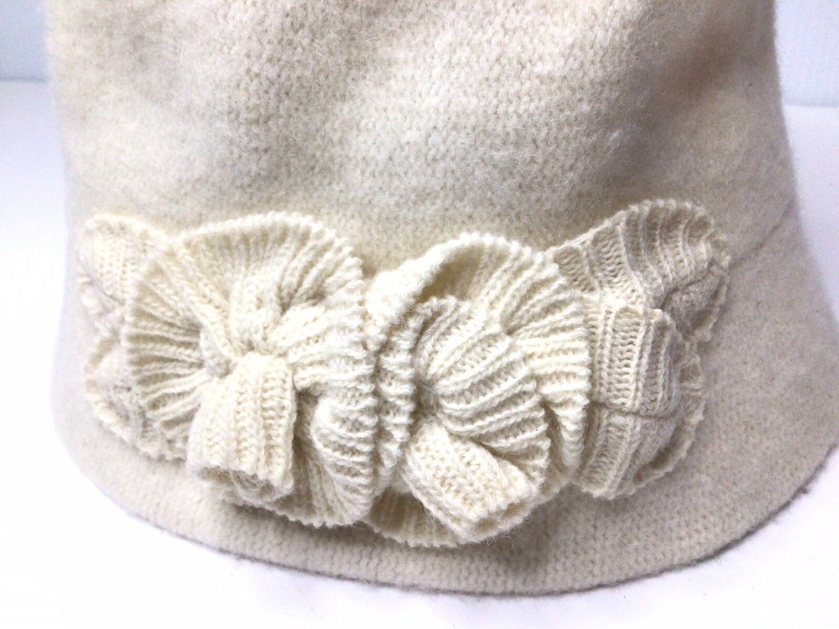 NWT Cream Wool Bucket Hat Croft & Barrow Croft & Barrow Bucket Hats for Women | Mercari main image 3