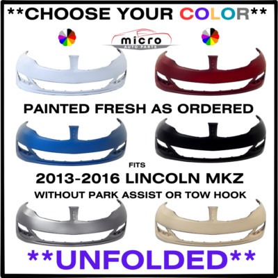 NEW FRONT BUMPER FOR 2013-2016 LINCOLN MKZ PAINTED *CHOOSE YOUR COLOR* FO1000691