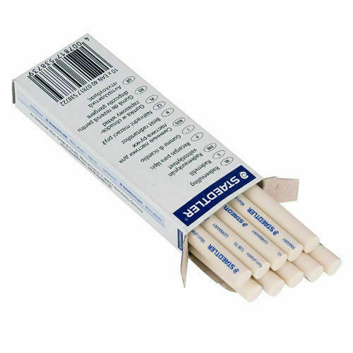 10PCS Staedtler Plastic 528 55 Eraser Refill For 528 50 Holder Replacement vee - Picture 1 of 3